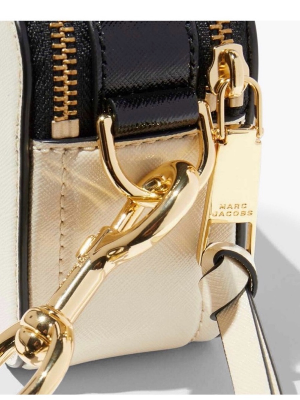 Marc Jacobs Cream and Black Snapshot Crossbody - Dust bag included! - Picture 9 of 11